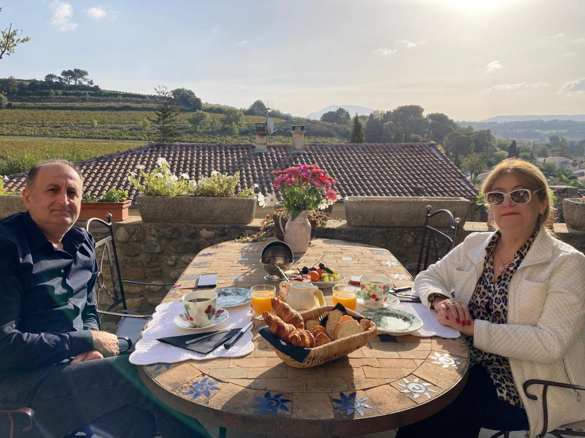 Gite Belle Vue Bed & Breakfast Visan Eksteriør bilde